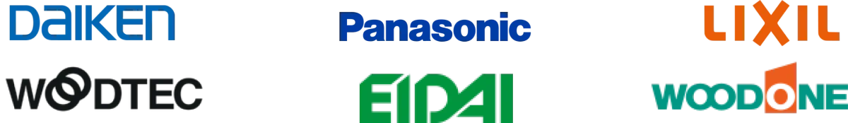 DaIKEN Panasonic LIXIL WOODTEC EIDAI WOODONE