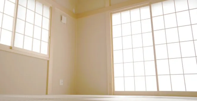 障子がある部屋の写真