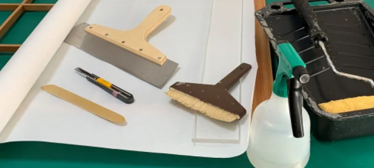 障子を張る為の道具の写真