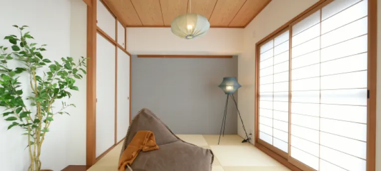 障子がある部屋の写真